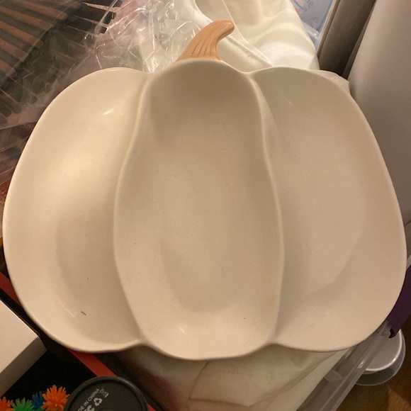 ** Legacy & Main Ceramic Pumpkin Fall Platter - Picture 1 of 2